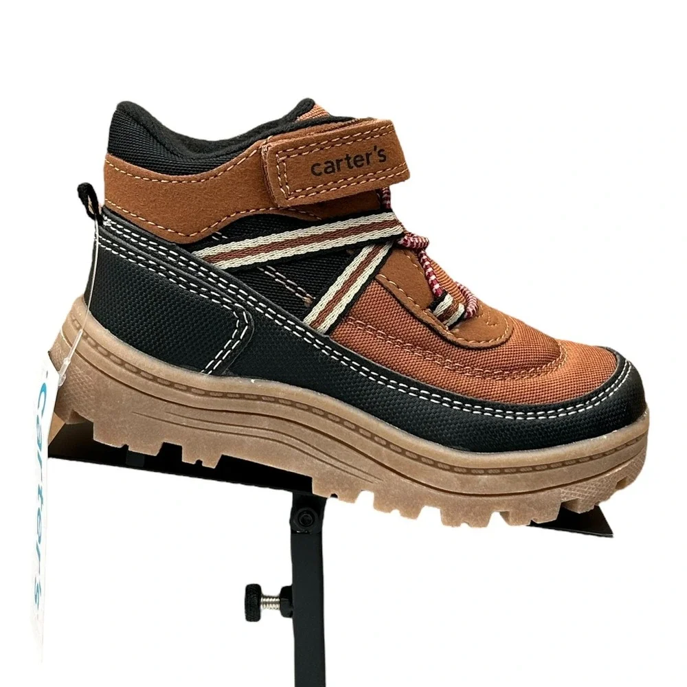 Carter's Donner Toddler Boy's Slip-on Sporty Boot Size 9 Brown/Black‎ Shoes